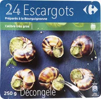Mängden socker i 24 Escargots Recette à la Bourguignonne
