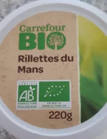 Mängden socker i Rillettes du Mans
