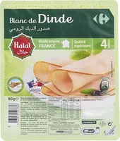Mängden socker i Blanc de Dinde Halal
