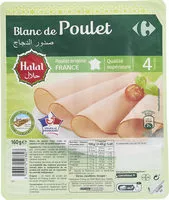Mängden socker i Blanc de Poulet Halal