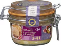 Mängden socker i Foie Gras de Canard Entier du Sud-Ouest