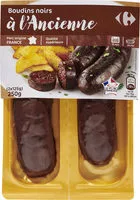 Mängden socker i Boudins noirs à l'ancienne