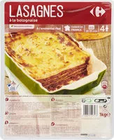 Mängden socker i Lasagnes à la bolognaise à l'emmental