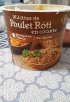 Mängden socker i Rillettes de poulet rôti en cocotte
