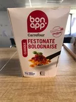 Mängden socker i Festonate Bolognaise