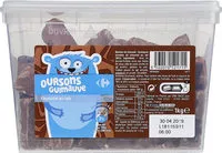 Mängden socker i Nounours guimauve