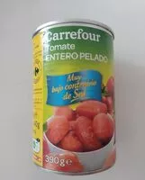 Mängden socker i Tomate pelée entière