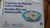 Mängden socker i Tranches de filets de Colin d'Alaska
