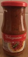 Mängden socker i Bolognaise