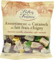 Mängden socker i Assortiment de Caramels au lait frais d'Isigny