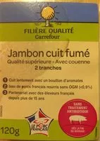 Mängden socker i Jambon Cuit Fumé de Tradition