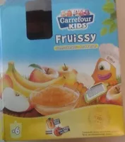 Mängden socker i Fruissy pommes banane