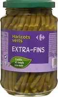 Mängden socker i Haricots verts extra-fins