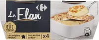 Mängden socker i Flan cuit et doré au four