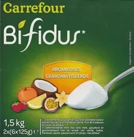 Mängden socker i Bifidus aromatisés