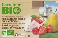Mängden socker i Yaourt au lait entier aux fruits avec morceaux