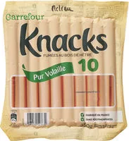 Mängden socker i Knacks pur volaille