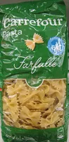 Mängden socker i Pâtes Farfalle