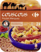 Mängden socker i Couscous Poulet Merguez