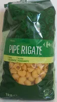Mängden socker i Pipe Rigate
