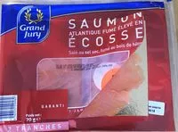 Mängden socker i 80G 2 Tranches Saumon Fume Ecosse Grand Jury