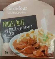 Mängden socker i Poulet rôti et purée de pommes de terre