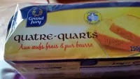 Mängden socker i Quatre-quarts aux Œufs Frais & Pur Beurre