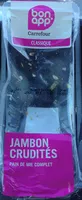 Mängden socker i Jambon crudités