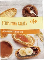Mängden socker i Petits pains grillés