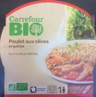 Mängden socker i Poulet sauce aux olives et quinoa Bio