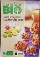 Mängden socker i Muesli croustillant