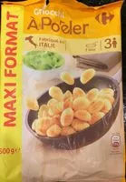 Mängden socker i Gnocchi à poêler