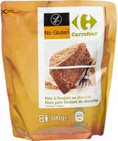 Mängden socker i Fondant au chocolat sans gluten