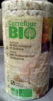 Mängden socker i Galettes De Riz Complet et quinoa 100g