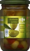 Mängden socker i Aceitunas aliñadas