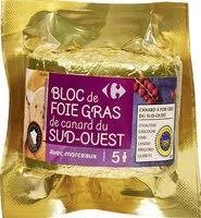 Mängden socker i Bloc de Foie Gras de Canard du Sud-Ouest