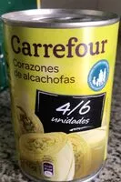 Mängden socker i Alcachofas