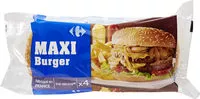 Mängden socker i Burger maxi nature