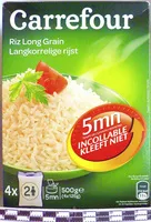 Mängden socker i Riz long grain incollable
