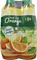 Mängden socker i Jus d'orange 100% pur fruit pressé PROMO : 30%