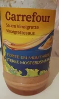 Mängden socker i Sauce vinaigrette forte en moutarde