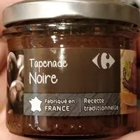 Mängden socker i Tapenade noire