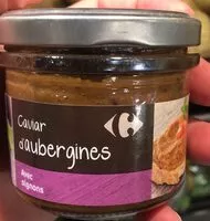 Mängden socker i Caviar d’aubergines avec oignons