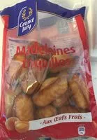 Mängden socker i Madeleines Coquilles