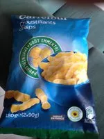Mängden socker i Croustillants Crisps