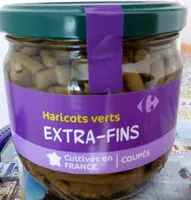 Mängden socker i Haricots verts extra-fins coupés