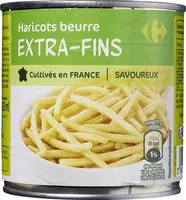 Mängden socker i Haricots beurre Extra-fins