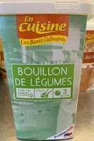 Mängden socker i Bouillon saveur légumes
