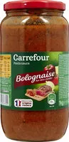 Mängden socker i Bolognaise