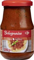 Mängden socker i Bolognaise